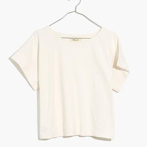 Madewell boxy-crop tee